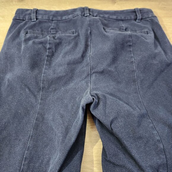 J. Crew Womens Navy Stretch Chino Pants Size Cotton Blend Women's Size 4 S - Picture 5 of 13